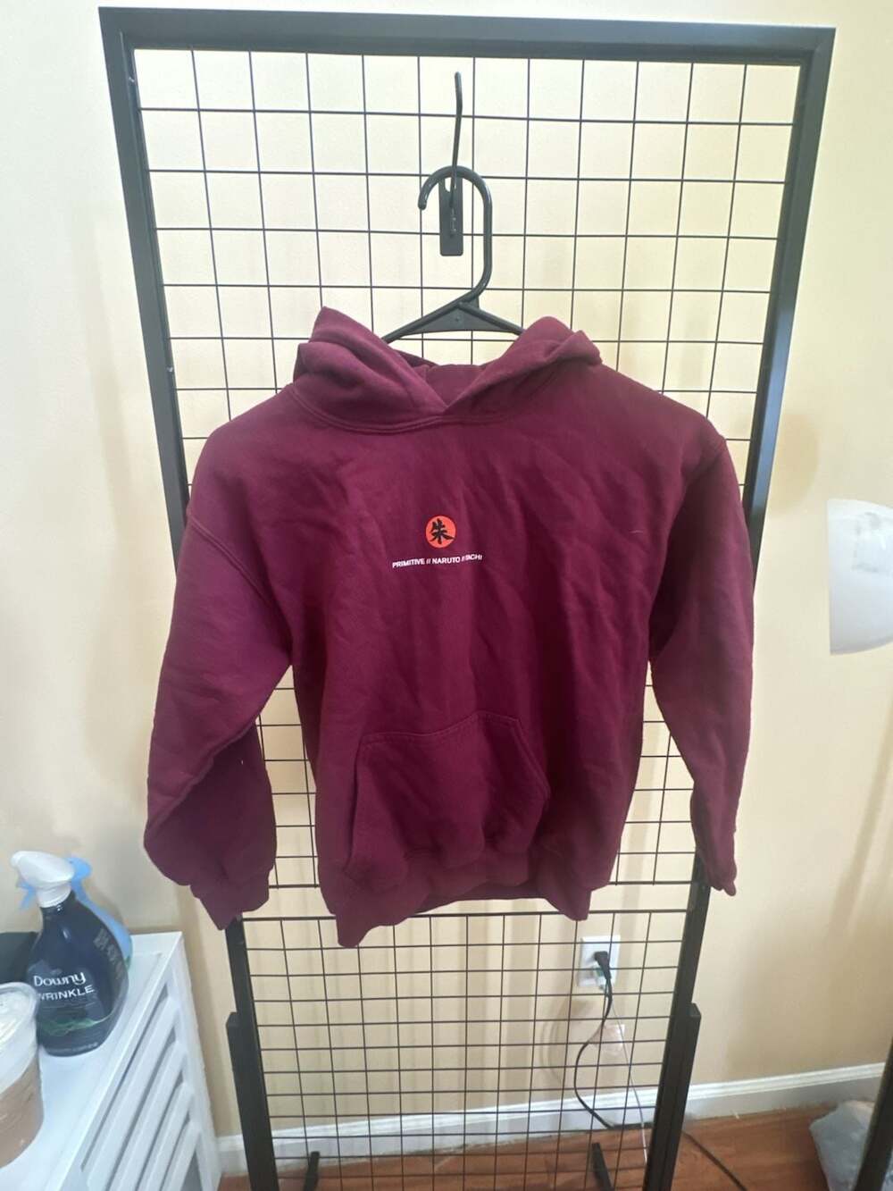 Youth Primitive Skateboarding x Naruto Shippuden Itachi Burgundy Hoodie